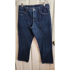 Dickies Womens Jeans 8R Flannel Lined Denim Straight‎ Leg Pockets Outdoors Work